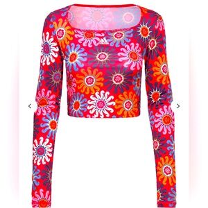 ADIDAS FARM CROP LS - FARM RIO, Medium , NWT